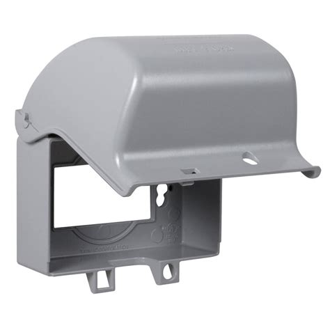 waterproof electrical box cover|outdoor electrical box cover horizontal.